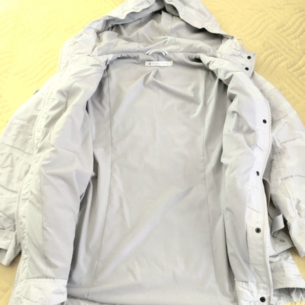 Blanc Noir Gray Camo Print Anorak Size M - Picture 6 of 13
